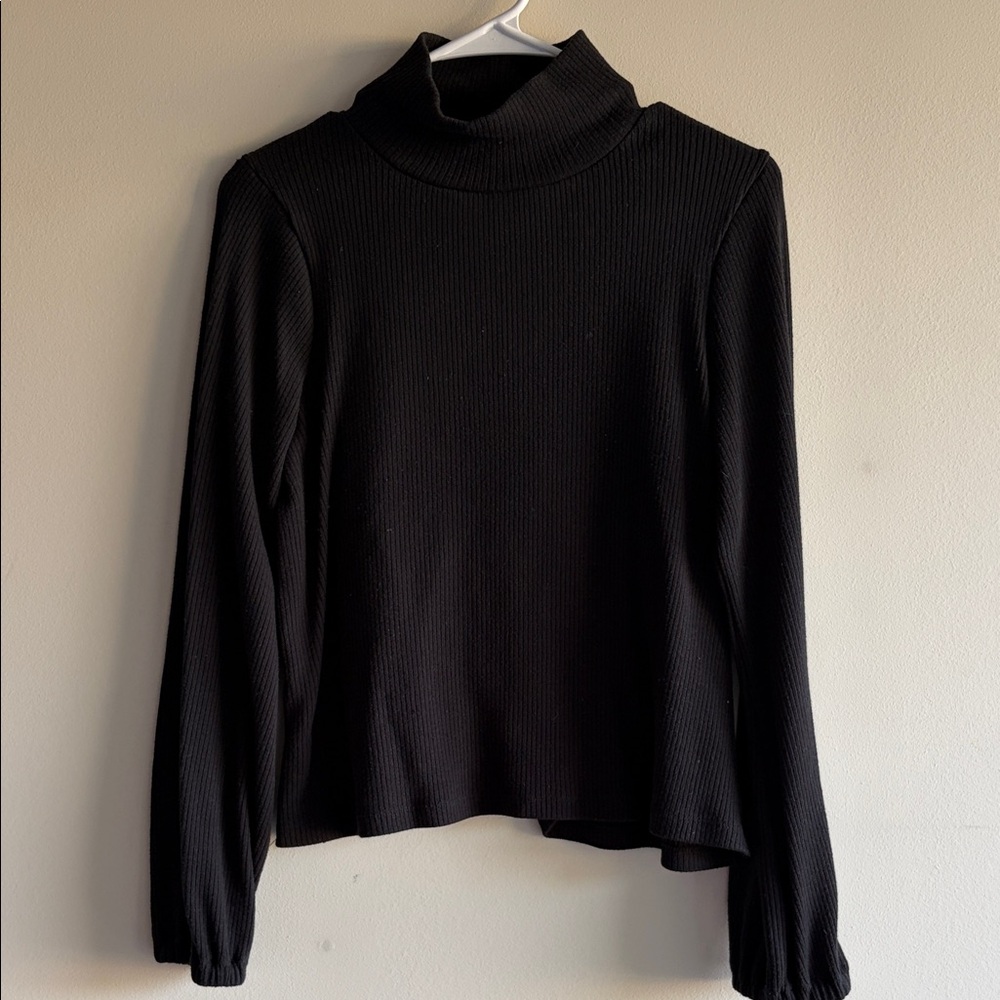 Madewell Classic Black Turtleneck
